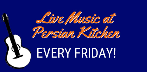 Book a table at Persian Kitchen (Walton-on-Thames) and enjoy live music every Friday!